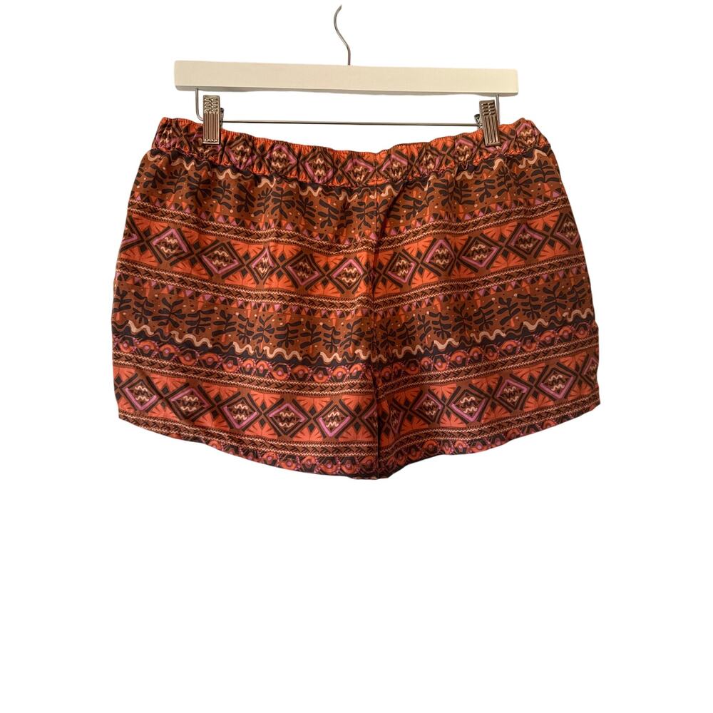 Patagonia Barely Baggies Shorts in Mangrove Tiki Henna Brown, XL - Picture 2 of 6
